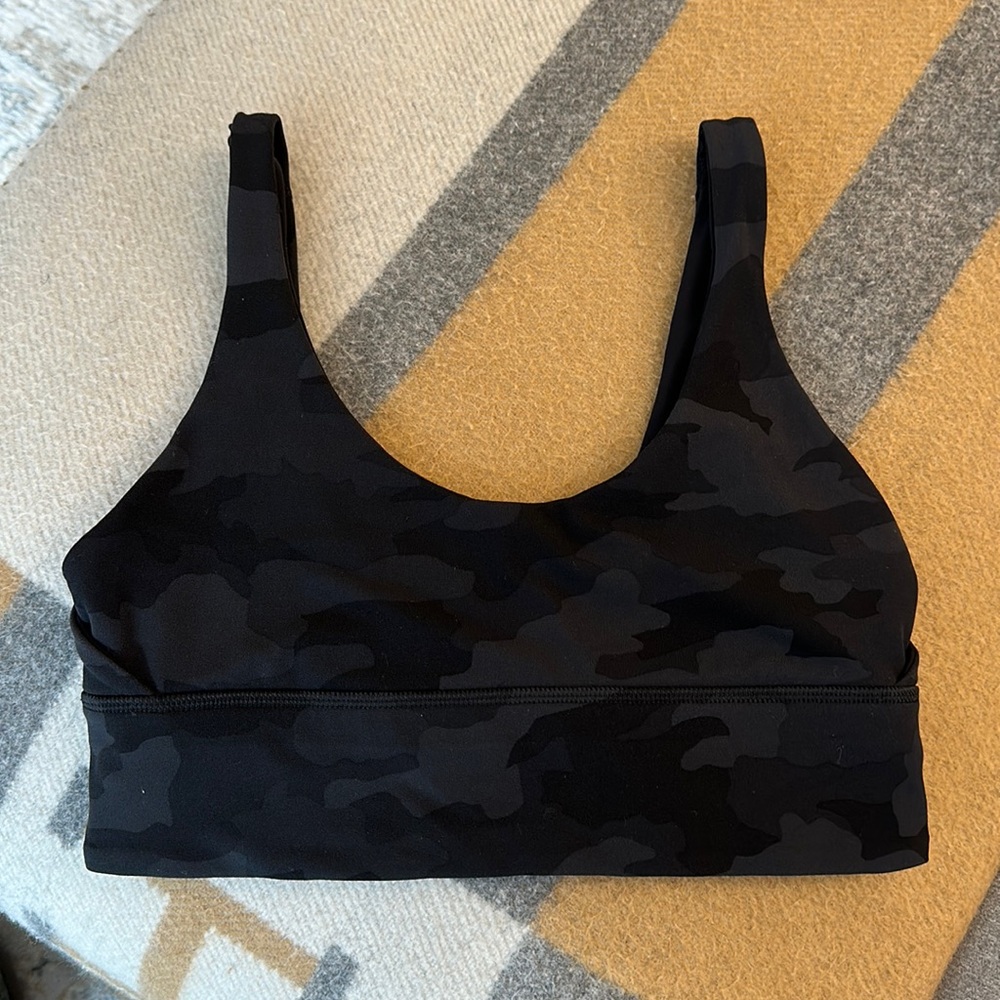 Lululemon Align Bra (Black & Camo - Reversible)